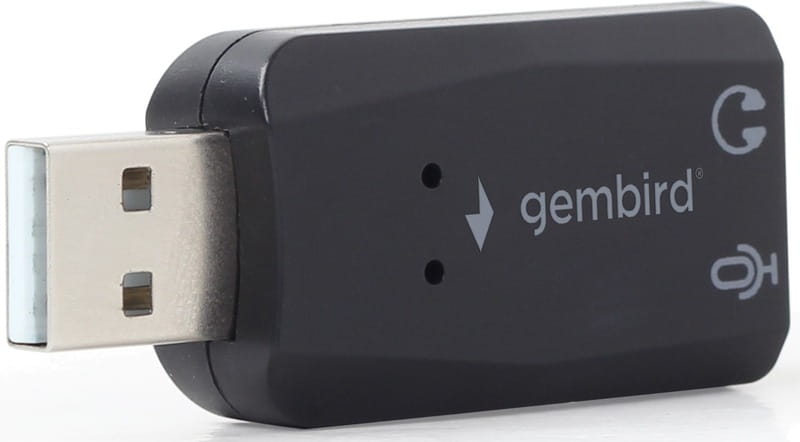 Звукова карта Gembird SC-USB2.0-01 Black