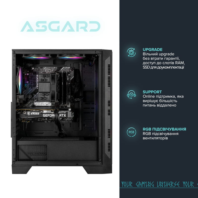 Персональний комп`ютер ASGARD Forge PBM (A75F.32.S20.55.8.6084)