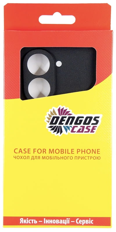 Чeхол-накладка Dengos для Xiaomi Redmi A5 Black Full Glue (DG-KM-152) + защитное стекло