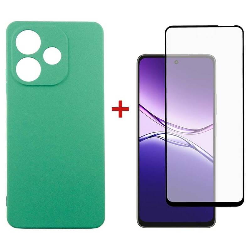 Чeхол-накладка Dengos для Oppo A5 Pro Mint Full Glue (DG-KM-153) + защитное стекло