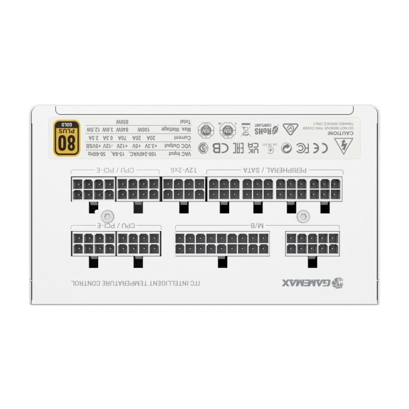 Блок живлення GameMax GX-850 Pro 850W White