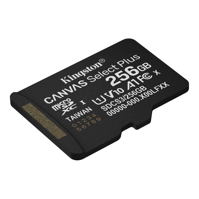 Карта памяти MicroSDXC 256GB UHS-I Class 10 Kingston Canvas Select Plus R150MB/s (SDCS3/256GBSP)