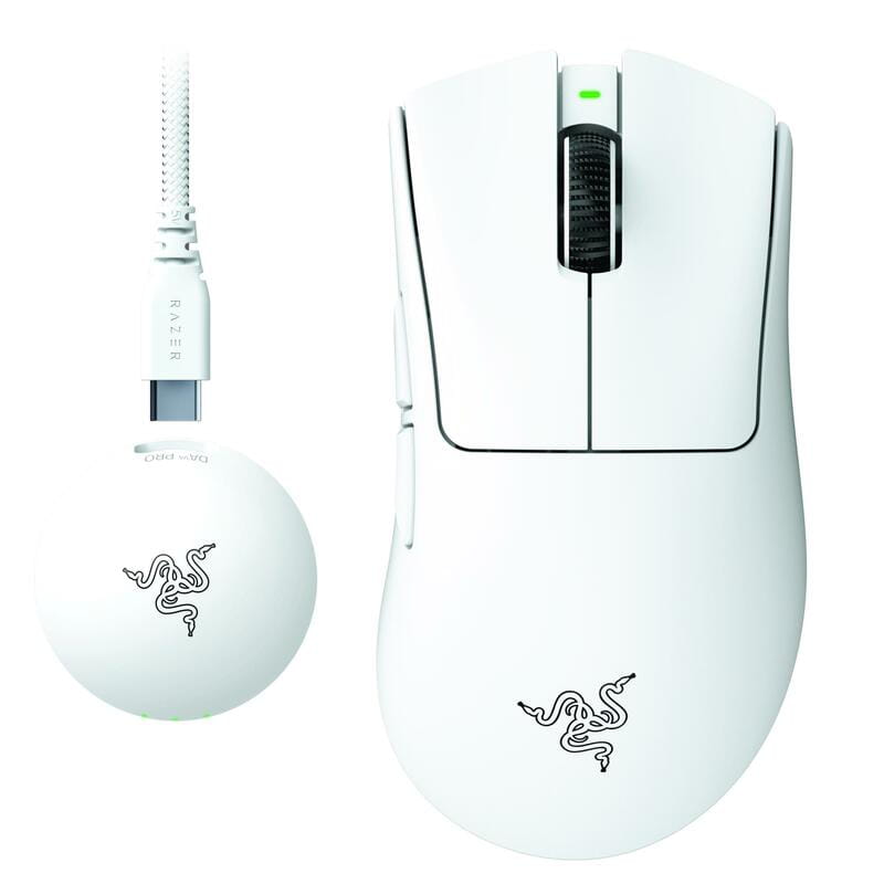 Мышь беспроводная Razer DeathAdder V4 Pro Wireless White (RZ01-05330200-R3G1)