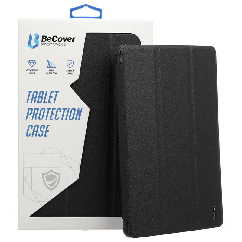 Чeхол-книжка BeCover Ultra Slim Origami Transparent с креплением Apple Pencil для Apple iPad Air (4/5) 2020/2022 10.9" Black (711102)