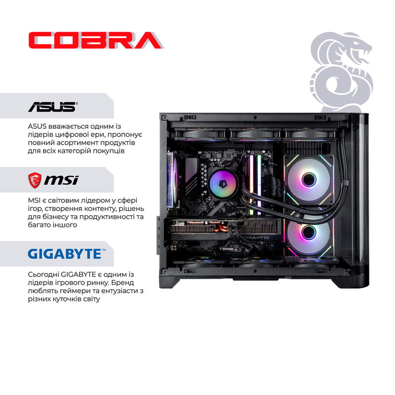Персональний комп`ютер COBRA Gaming (A98X3D.32.H2S5.97XT.21903)