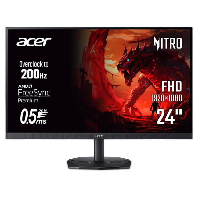 Монітор Acer 23.8" KG241YX1bmiipx (UM.QX1EE.101) IPS Black 200Hz