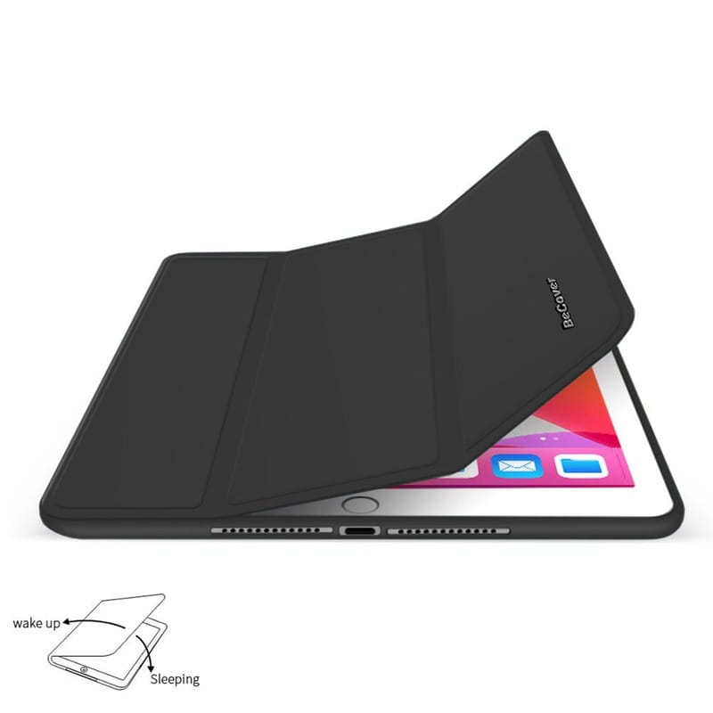 Чохол-книжка BeCover Tri Fold Soft TPU з кріпленням Apple Pencil для Apple iPad Air (4/5) 2020/2022 10.9" Black (711106)