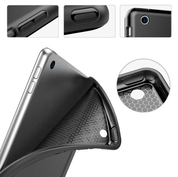 Чохол BeCover Tri Fold Soft TPU Silicone для Apple iPad Air 11" M2 2024 Black (711405)