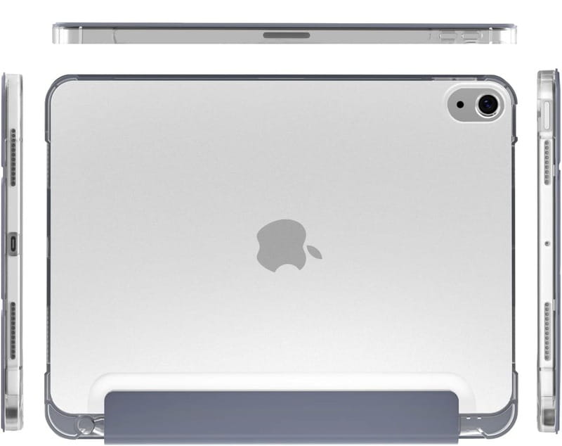 Чохол-книжка BeCover Soft Edge з кріпленням Apple Pencil для Apple iPad Air (4/5) 2020/2022 10.9" Purple (711124)