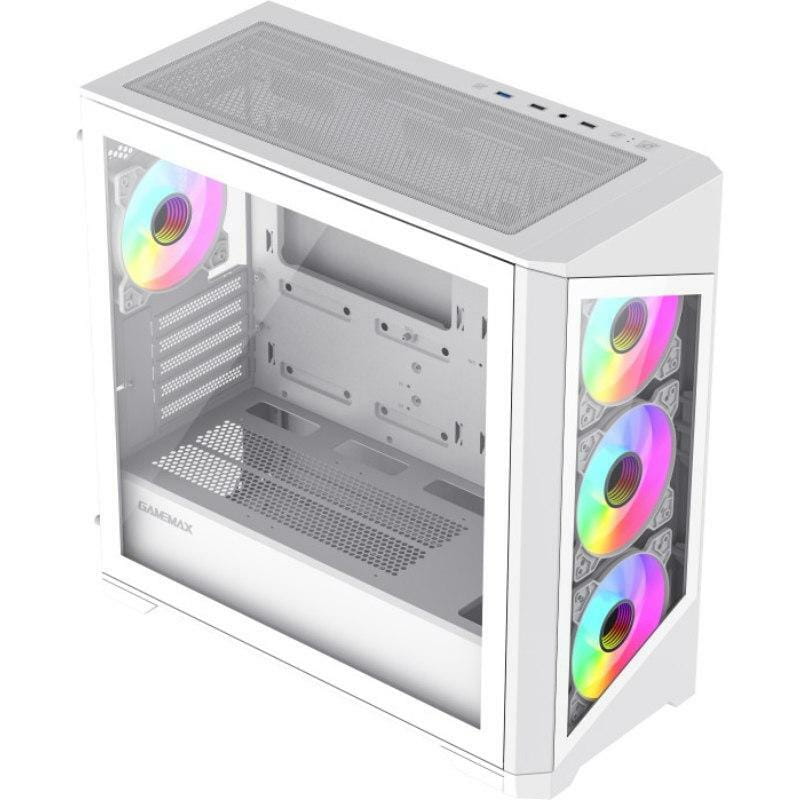 Корпус GameMax Destroyer TGW White