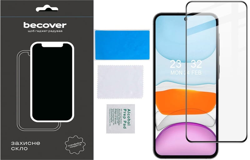 Защитное стекло BeCover для Samsung Galaxy A55 5G SM-A556 Black (710932)
