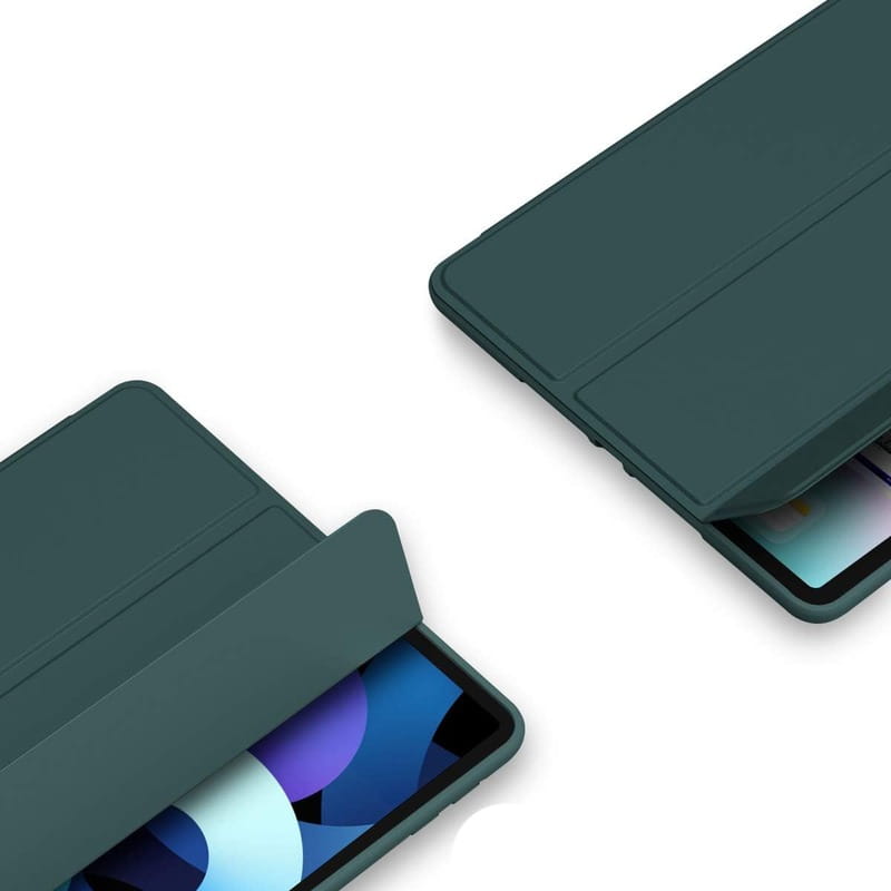 Чохол-книжка BeCover Tri Fold Soft TPU Silicone для Apple iPad Air (4/5) 2020/2022 10.9" Dark Green (711130)