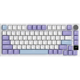Клавіатура бездротова Ajazz AK820 Pro Flying Fish Switch Purple RGB With Screen (AK820PRO-FF-PWB)