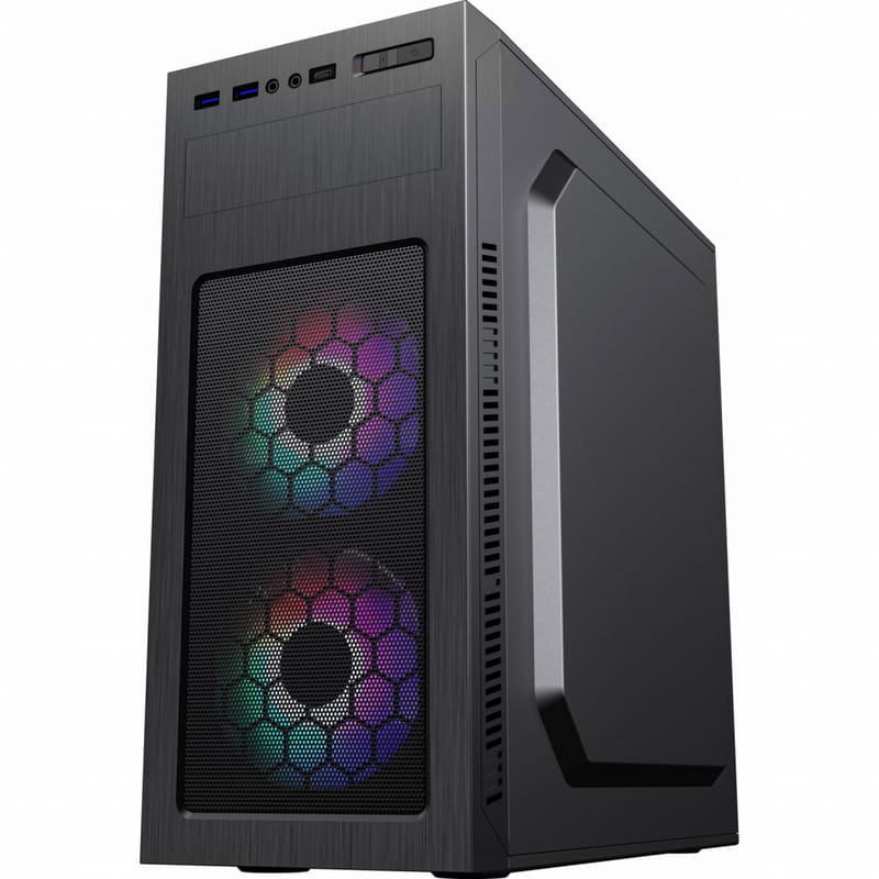Корпус GameMax MT525-2U3TYC-3FAN Black