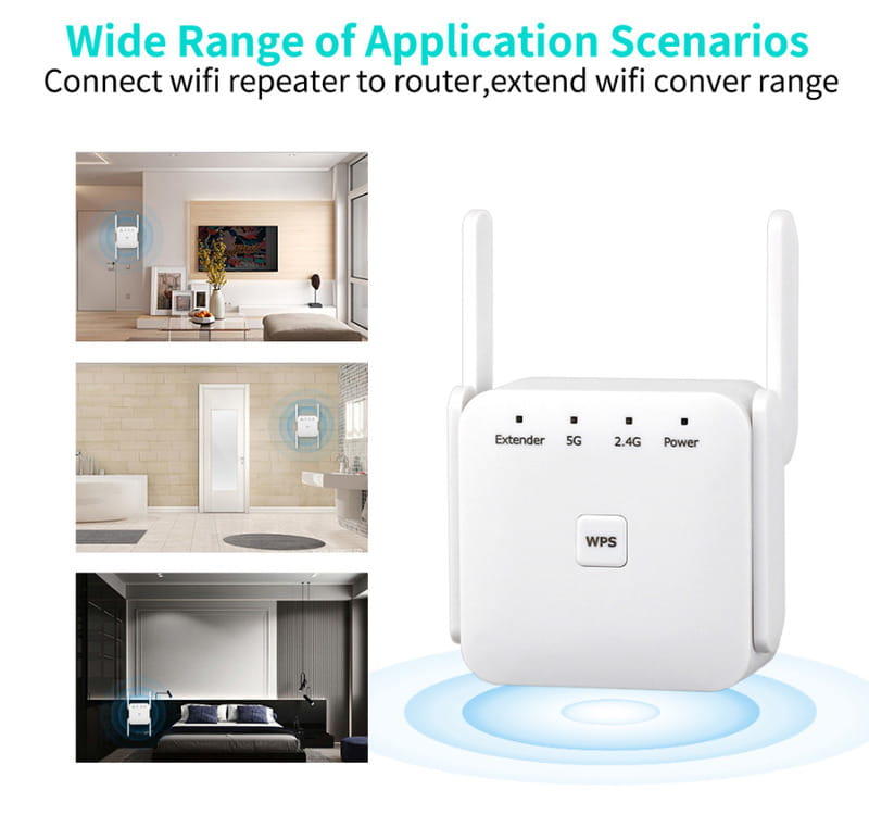 Точка доступу Fenvi FWD-R1208U Wi-Fi Repeater Booster 2.4G/5GHz