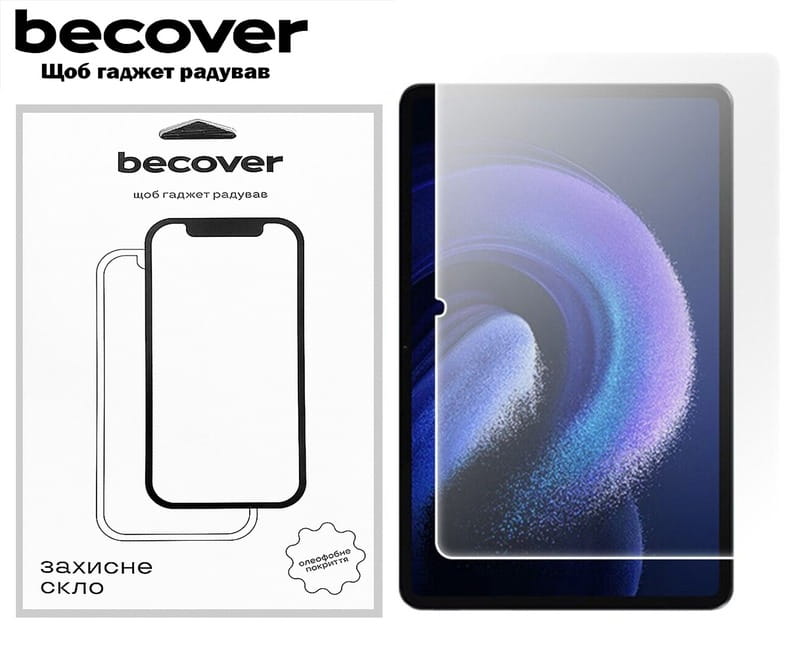 Захисне скло BeCover для Xiaomi Pad 6S Pro 12.4" (711067)