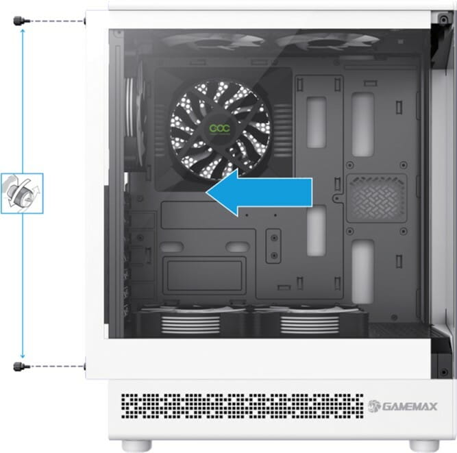 Корпус GameMax Vista COC AW White