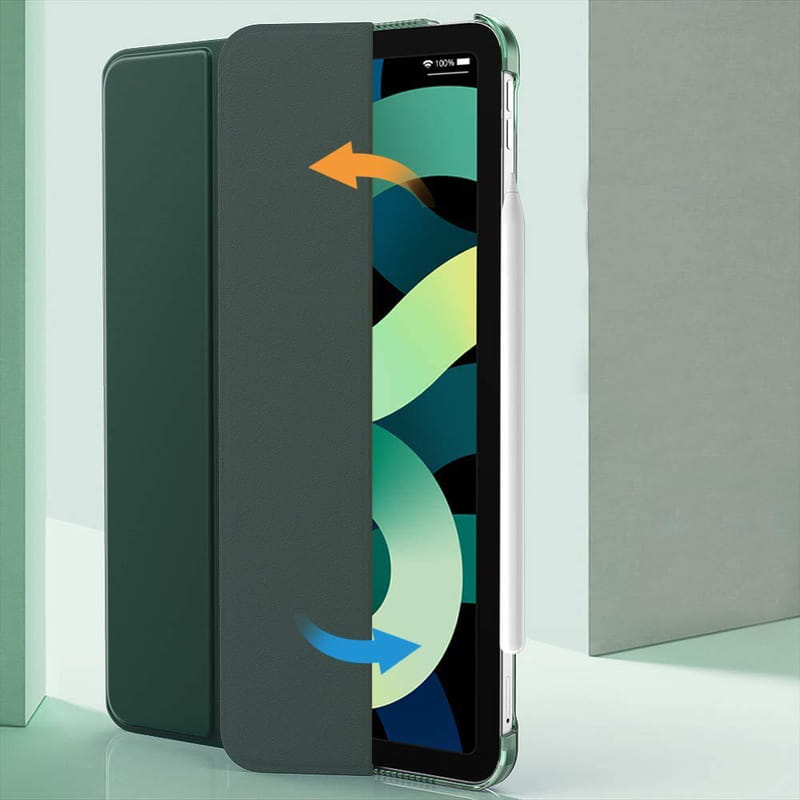 Чохол BeCover Tri Fold Hard для Apple iPad Air 11" M2 2024 Dark Green (711414)