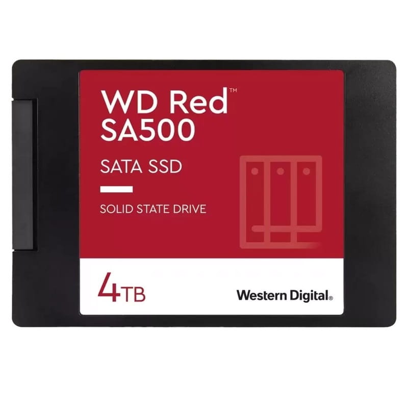 Накопичувач SSD 4TB WD Red SA500 2.5 SATAIII 3D NAND (WDS400T2R0A)