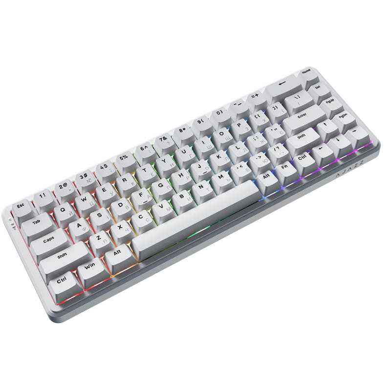 Клавіатура Ajazz AK680 Max Magnetic Switch White (AK680-WM-W-A)