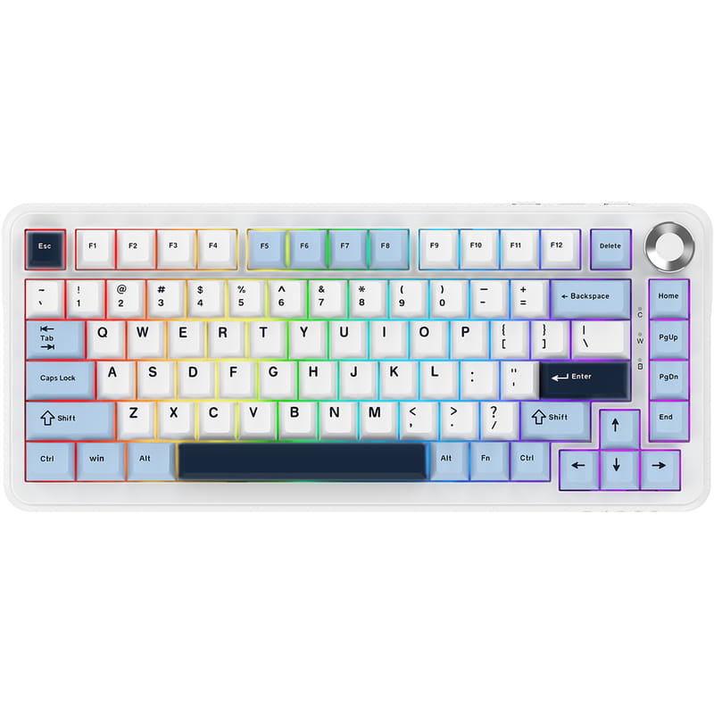 Клавиатура беспроводная Ajazz AK820 Max Plus Day Dream Switch White (AK820MAX-DD-BWD)