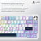 Фото - Клавиатура беспроводная Ajazz AK820 Max Plus Day Dream Switch White (AK820MAX-DD-BWD) | click.ua