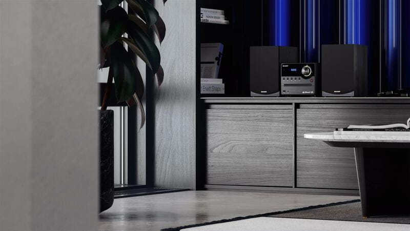 Мікросистема Sharp Micro Sound System Black (XL-B517D(BK))