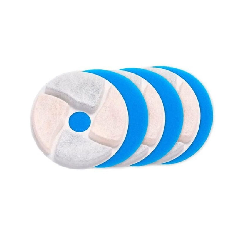 Фільтри до поїлки PetChois WF1 4 шт White & Blue