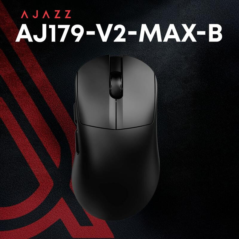 Мышь беспроводная Ajazz AJ179 V2 Max Black (AJ179-V2-MAX-B)