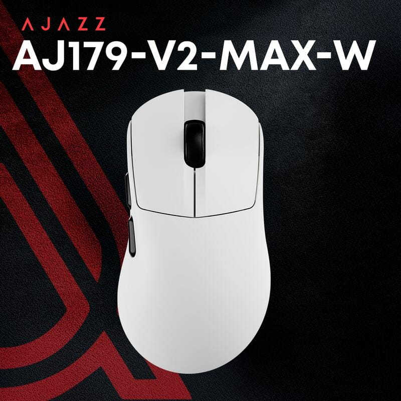 Мышь беспроводная Ajazz AJ179 V2 Max White (AJ179-V2-MAX-W)