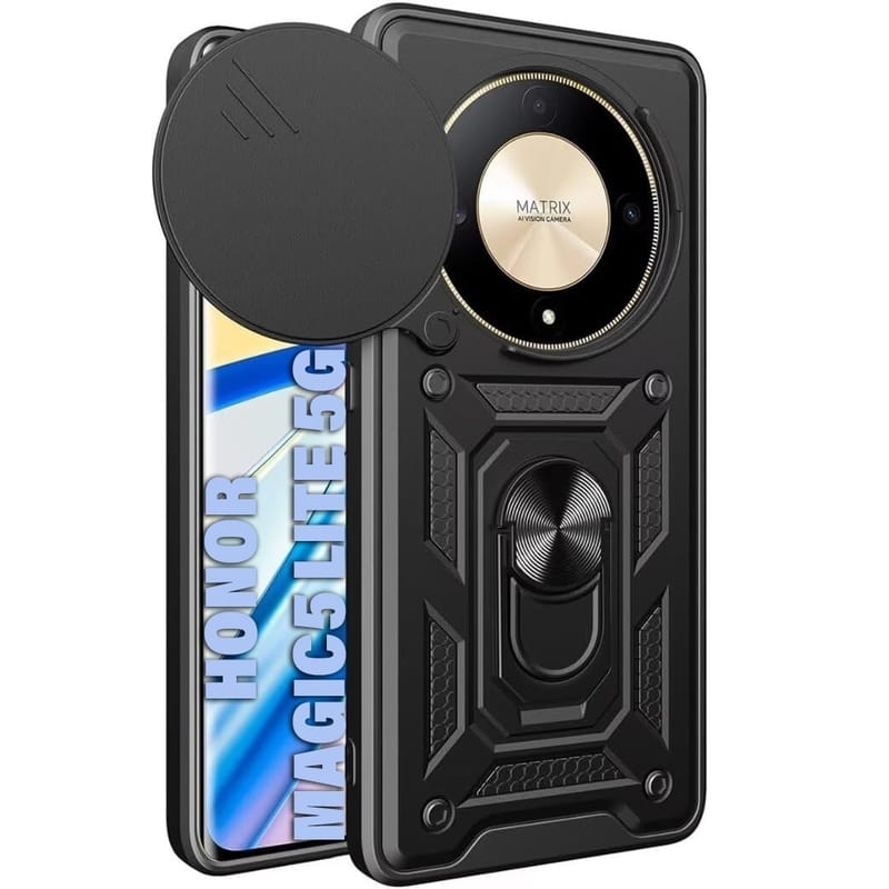 Чeхол-накладка BeCover Military для Honor Magic5 Lite 5G Black (710996)