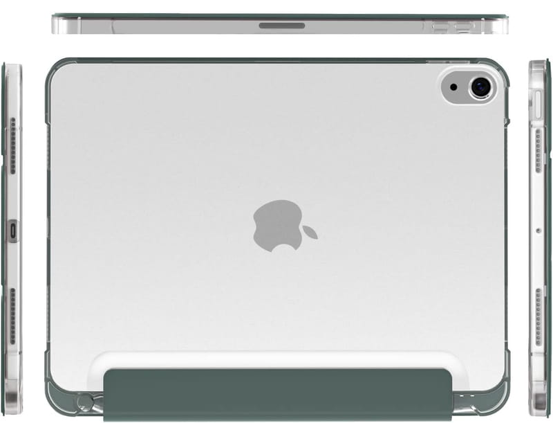 Чохол BeCover Soft Edge з кріпленням Apple Pencil для Apple iPad Air 11" M2 2024 Dark Green (711426)