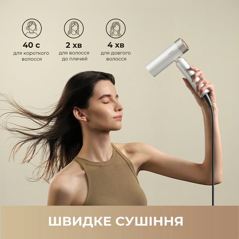 Фен Mova Flip10 White (AMFL10-WH)