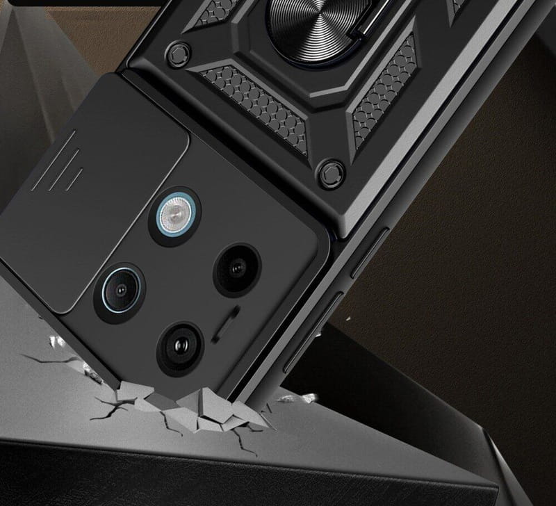 Чохол-накладка BeCover Military для Poco X6 5G Black (711006)