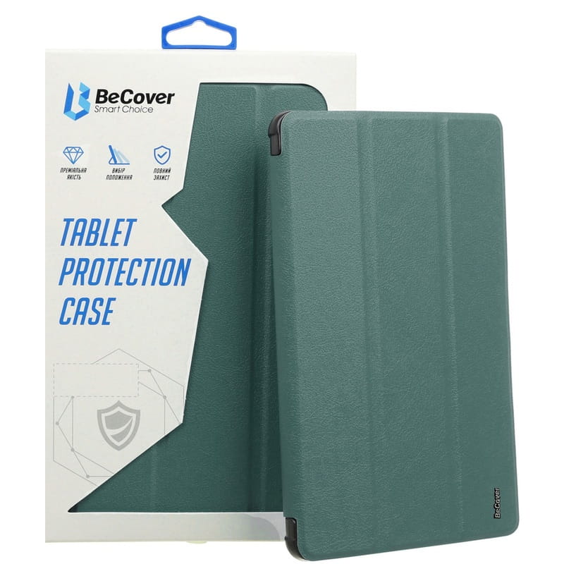 Чохол BeCover TPU Edge з кріпленням Apple Pencil для Apple iPad Air 11" M2 2024 Dark Green (711433)
