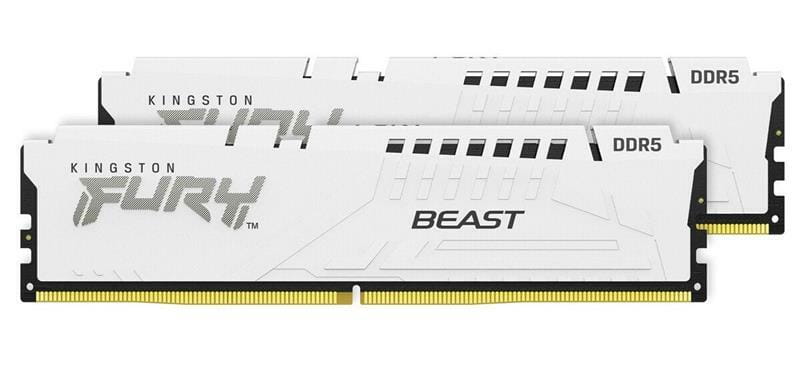Модуль пам`ятi DDR5 2х16GB/6000 Kingston Fury Beast White (KF560C36BWE2K2-32)