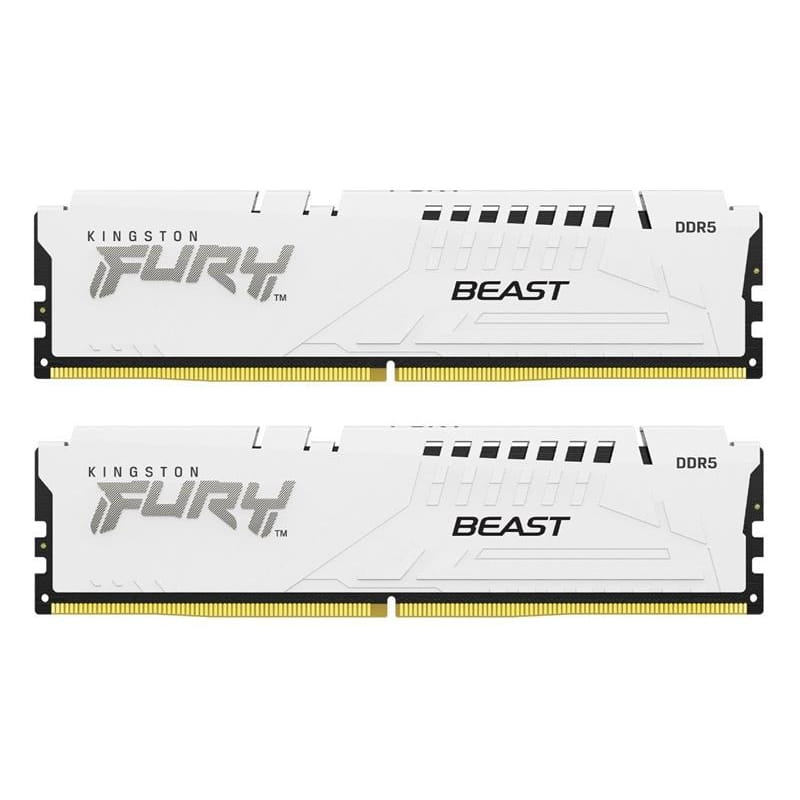 Модуль пам`ятi DDR5 2х16GB/6000 Kingston Fury Beast White (KF560C36BWE2K2-32)