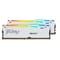 Фото - Модуль памяти DDR5 2х16GB/6000 Kingston Fury Beast RGB White (KF560C36BWE2AK2-32) | click.ua