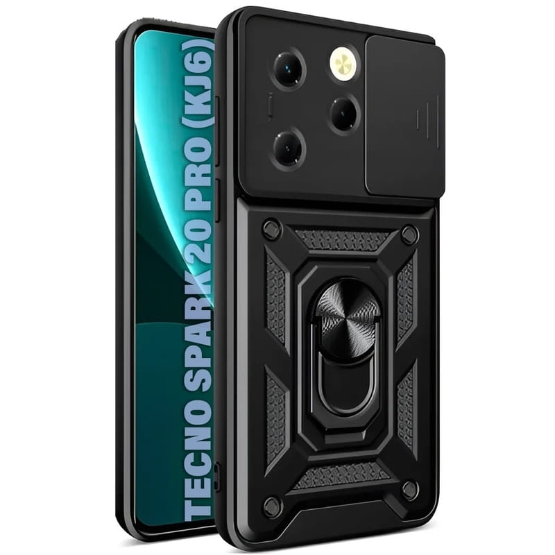 Чeхол-накладка BeCover Military для Tecno Spark 20 Pro (KJ6) Black (711022)