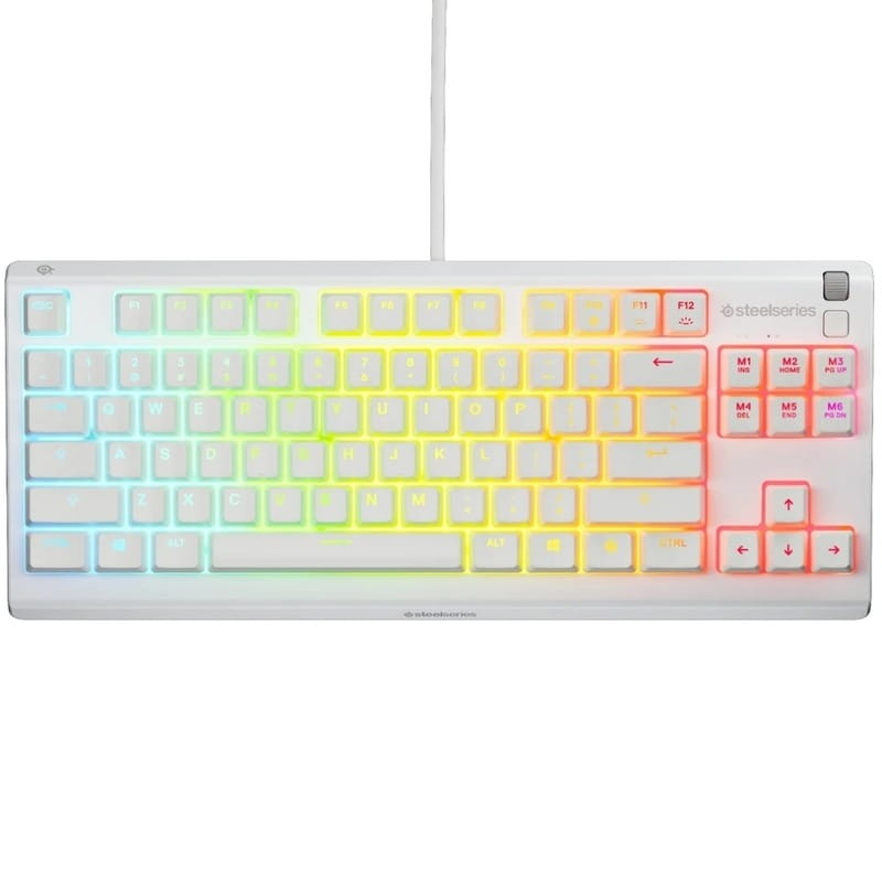 Игровая клавиатура SteelSeries Apex 3 TKL UA White (64819)