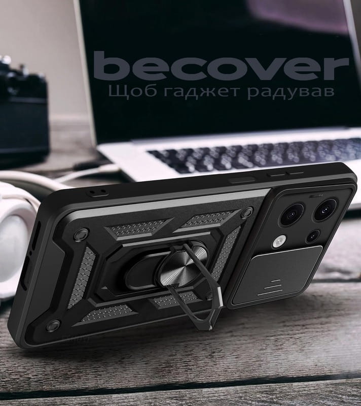 Чeхол-накладка BeCover Military для Xiaomi Redmi Note 13 5G Black (711030)
