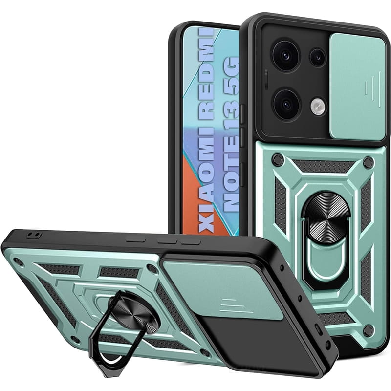 Чохол-накладка BeCover Military для Xiaomi Redmi Note 13 5G Dark Green (711032)