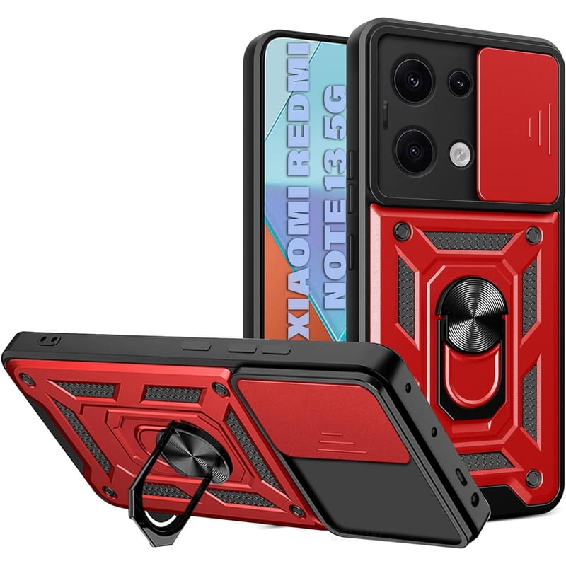 Чохол-накладка BeCover Military для Xiaomi Redmi Note 13 5G Red (711033)