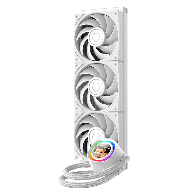Система водяного охлаждения ID-Cooling FX360 LCD PE White