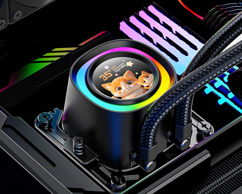 Система водяного охлаждения ID-Cooling FX360 LCD PE
