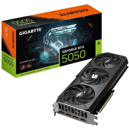 Відеокарта GF RTX 5050 8GB GDDR6 Gaming OC Gigabyte (GV-N5050GAMING OC-8GD)