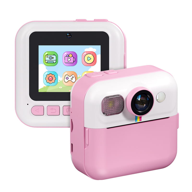 Дитячий фотоапарат ColorWay з функцією моментального друку Pink (CW-PHP01P)