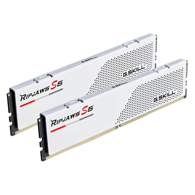 Модуль памяти DDR5 2x16GB/5600 G.Skill Ripjaws S5 White (F5-5600J4040C16GX2-RS5W)