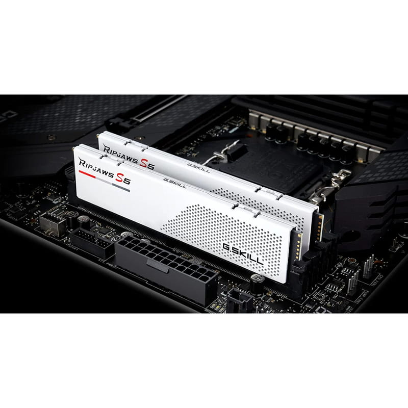 Модуль памяти DDR5 2x16GB/5600 G.Skill Ripjaws S5 White (F5-5600J4040C16GX2-RS5W)