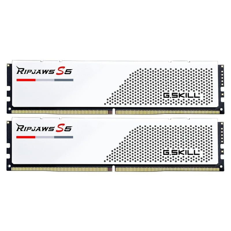 Модуль памяти DDR5 2x16GB/5600 G.Skill Ripjaws S5 White (F5-5600J4040C16GX2-RS5W)
